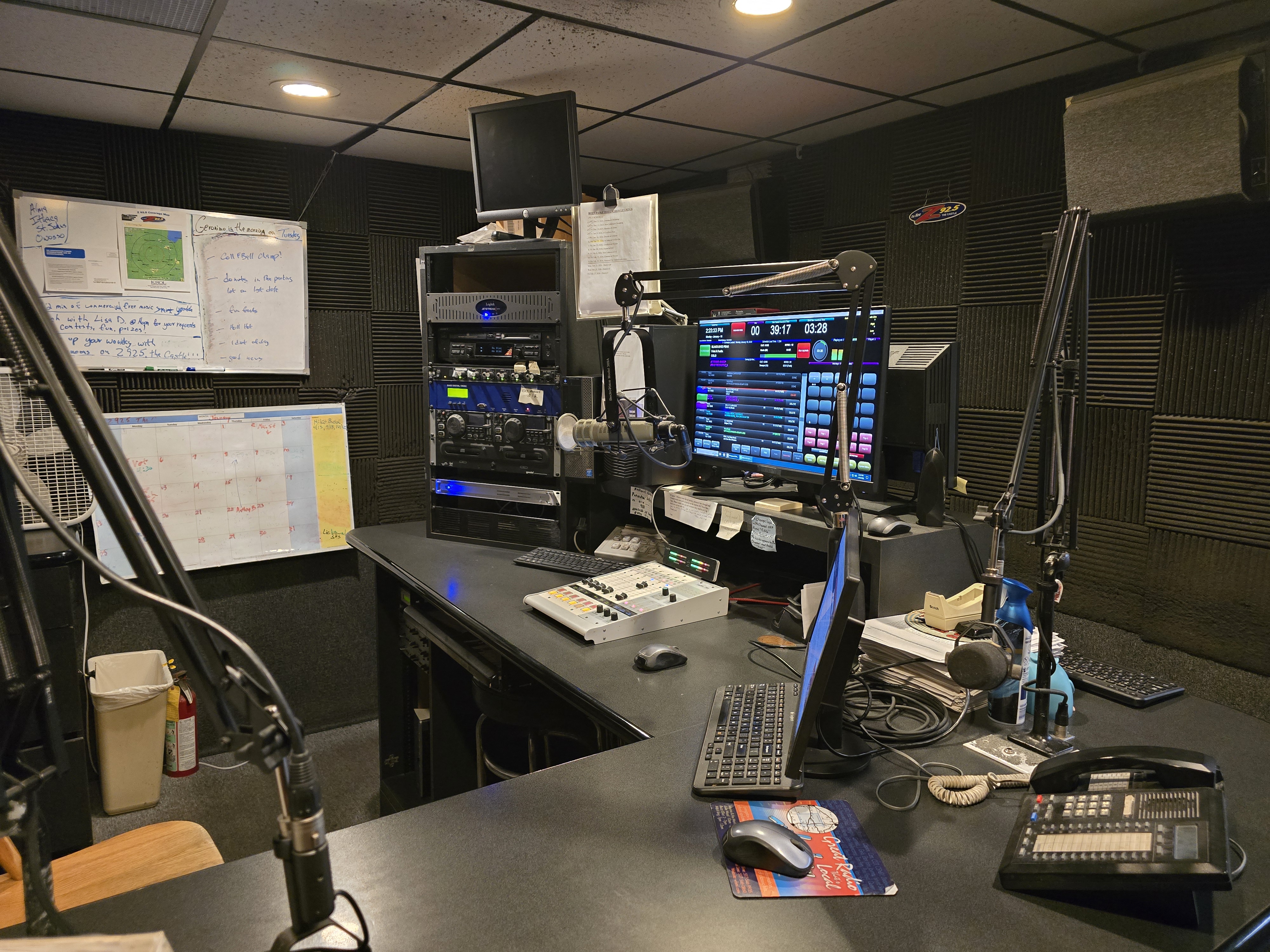 Main On-Air Studio Desk