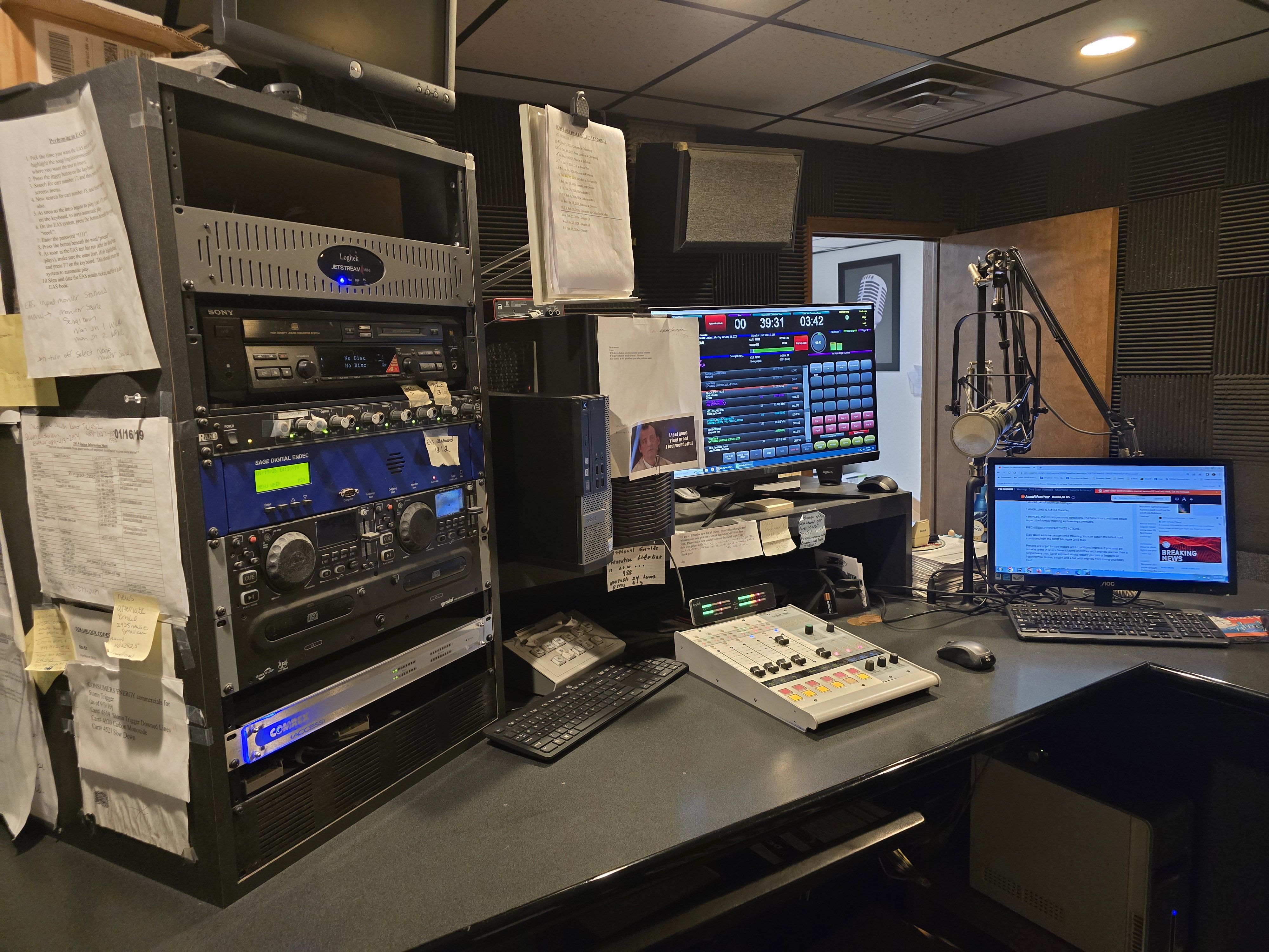 Studio Equipment Rack & Setup